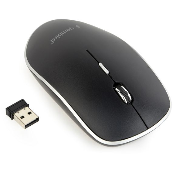 Мишка Gembird MUSW-4BS-01 Wireless Black (MUSW-4BS-01) | Зображення 1