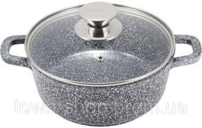 Кастрюля Ofenbach Snow Marble 2.3л индукционная с антипригарным покрытием NB-100500