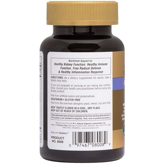 Комплекс для профилактики работы почек Nature's Plus Age Loss Kidney Support 90 Tabs NTP8008 | Зображення 1