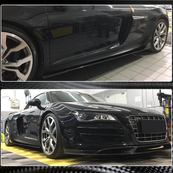 Накладки на Пороги (Карбон) для Ауди R8 2006-2015 гг | Зображення 2