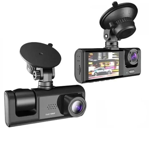 Видеорегистратор 3 камеры Full HD 1080 Traffic recorder Z37 • Автомобильный видеорегистратор с тремя камерами DVR S1 | Зображення 3
