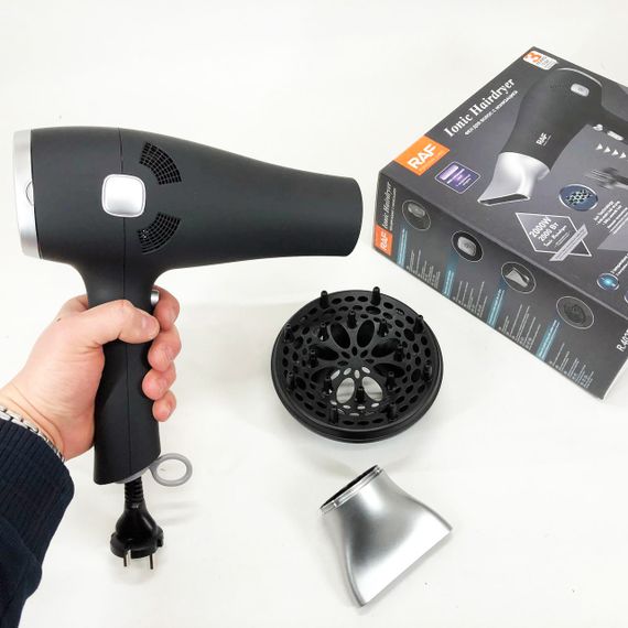 Фен для укладки с холодным обдувом, Фен для разных типов волос красивой укладки волос AY-50 | Зображення 2