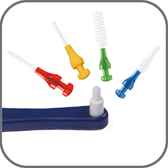 Дитяча зубна щітка paro® children toothbrush S27 м'яка, з монопучковою насадкою, темно-синя | Зображення 1
