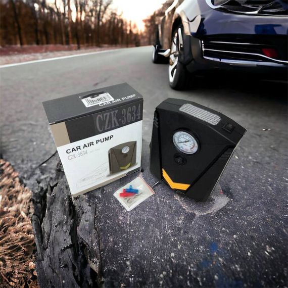 Насос для подкачки шин 12V, Портативный компрессор для шин, Автомобильный компрессор MC-749 для колес