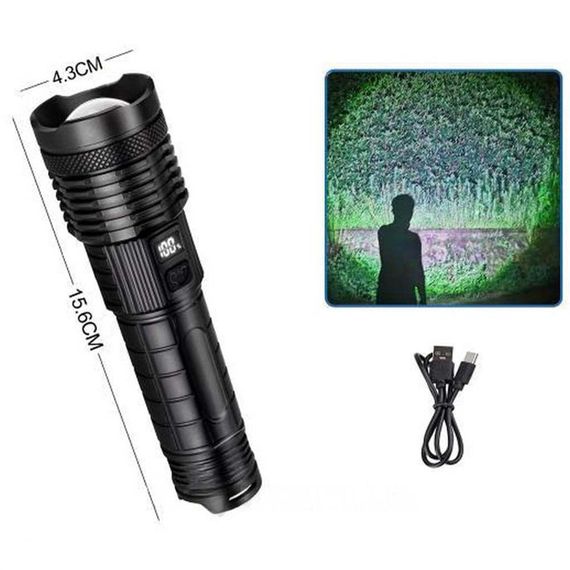Ліхтар PLD-H007 WHITE LASER LED XPRO, Li-Ion акумулятор, Power Bank, індикація заряду, ЗУ Type-C, zoom (47322-007_163) | Зображення 6