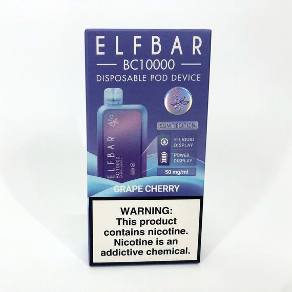 Elf Bar BC10000 смак Виноград Вишня (Grape Cherry) (ws25661-3) | Зображення 6