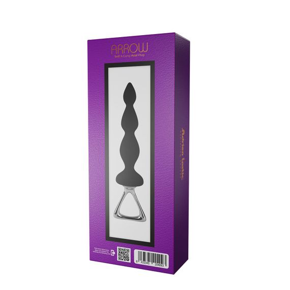 Анальная цепочка Adrien Lastic Arrow II Black | Зображення 4
