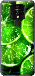 Чохол на Tecno Camon 16 SE CE7j Зелені часточки лимона "852u-2398-2448"