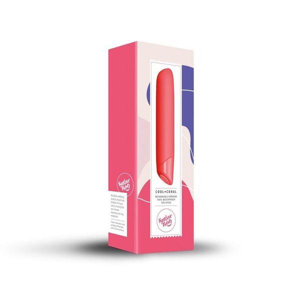 Вібратор SugarBoo Cool Coral, 10 рівнів інтенсивності Sex Aura | Зображення 4