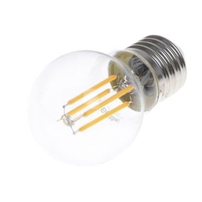 Лампа филаментная LED 4W E27 COG WW G45 220V