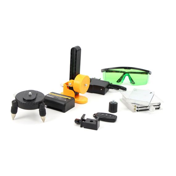 Лазерний нівелір 3D/4D з високою точністю і штативом XPRO 3.7V 5AH жовтий (46356-_1846) | Зображення 8