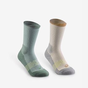 Junior high hiking socks, HIKE 500 green - EU36,5/39,5 UA36/39