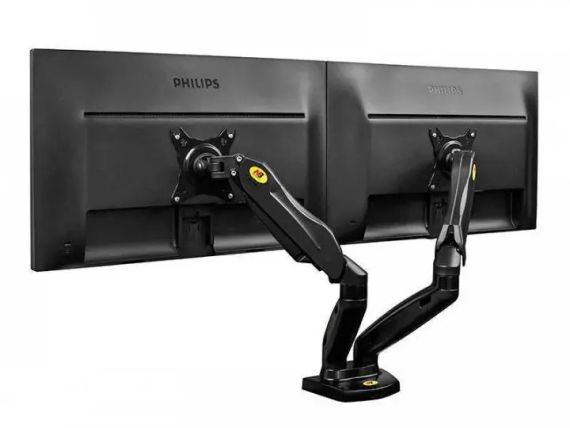 Настільне кріплення для двох моніторів (кронштейн) 17"-30" NB F160 | Зображення 2