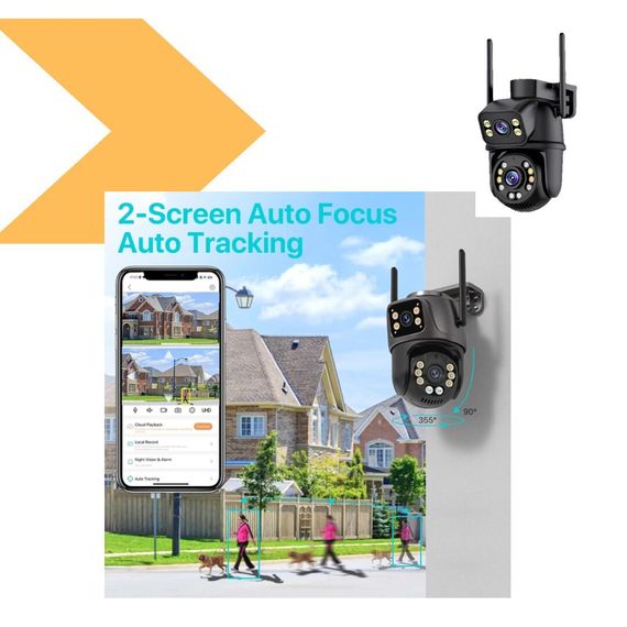 Камера відеоспостереження PTZ з підтримкою 4G WiFi XPRO 2L-V21-4G V380PRO (45051-16949_1136) | Зображення 7