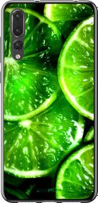Чохол на Huawei P20 Pro Зелені часточки лимона "852t-1470-2448"