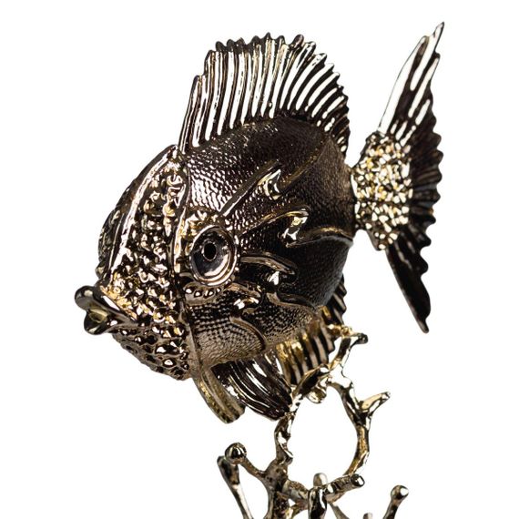 Декоративная фигурка Gold Fish 16x8x30 см металлическая HP-7-18 | Зображення 2