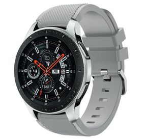 Силиконовый ремешок для часов Samsung Galaxy Watch 46 mm SM-R800 - Grey