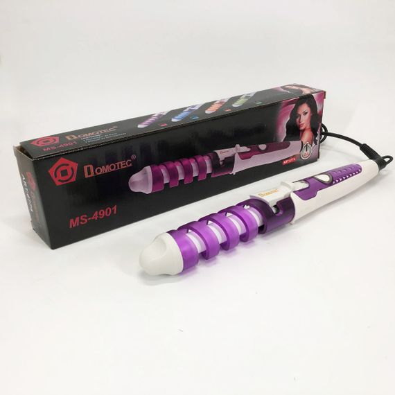 Плойка спіральна для волосся Domotec MS-4901 з кераміко-турмаліновим покриттям, Стайлер для завивки | Зображення 3