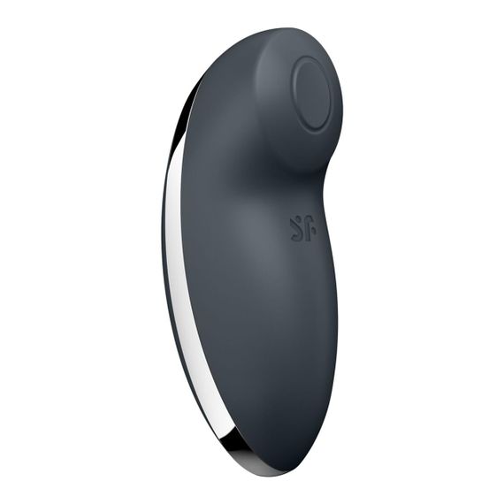 Вибростимулятор-пульсатор Satisfyer Tap & Climax 2 Grey, эффект постукивания пальцем Sex Aura | Зображення 3