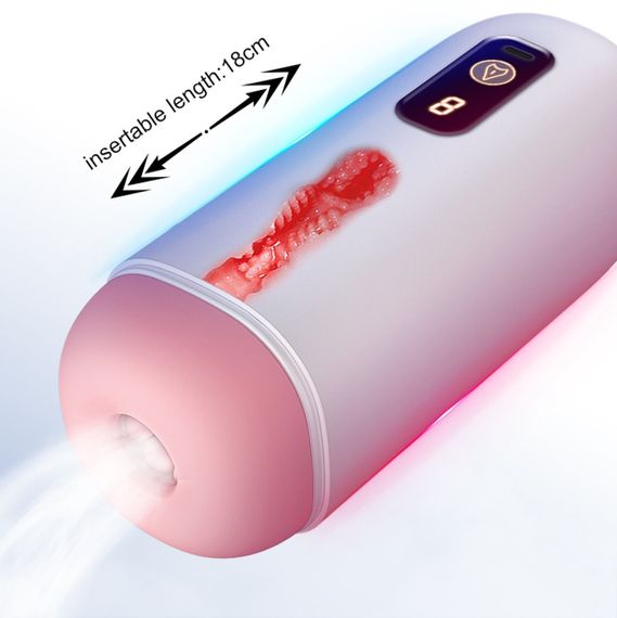 Автоматичний мастурбатор FOX - USB Rechargeable, 8 vibration functions, BS6300068 Sex Aura | Зображення 1