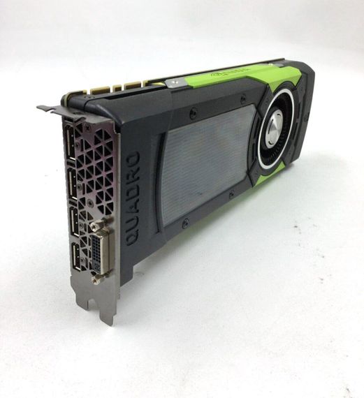 Дискретная видеокарта nVidia Quadro M6000, 12 GB GDDR5, 384-bit / DVI, DisplayPort б/у | Зображення 1