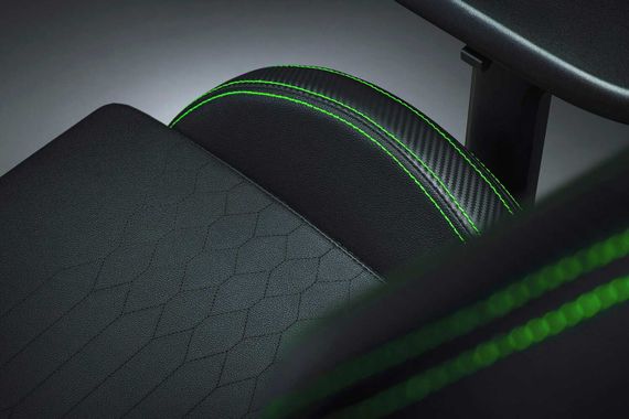 Кресло геймерское RAZER Iskur green (RZ38-02770100-R3G1) | Зображення 3