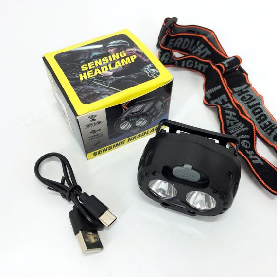 Легкий налобний ліхтар для риболовлі Bailong 666-2 XPL, Ліхтар для рятувальників на голову MZ-79 | Зображення 7