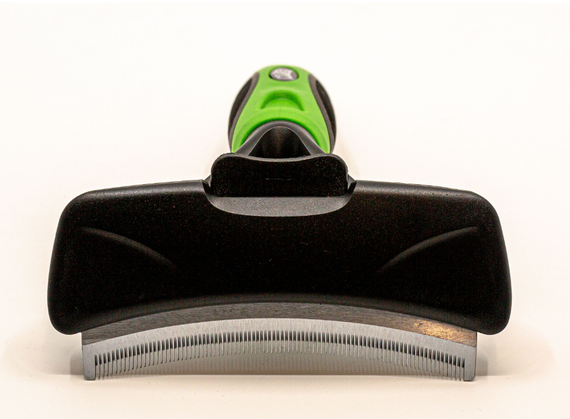 Гребінець-граблі для собак та котів Mr.Fluffy Pet self claening deshedding tool, large | Зображення 1