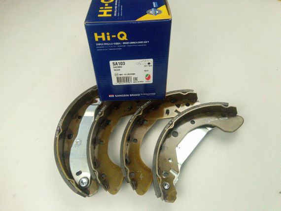 Колодки задні гальмівні Tacuma, Hi-Q (SA103) (96394977) | Зображення 1