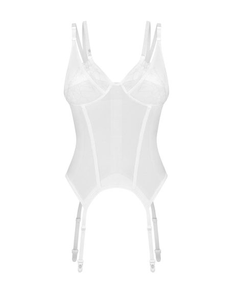 Корсет Obsessive Arrowel White corset L/XL sexstyle | Зображення 1