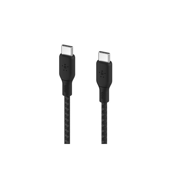 Дата кабель USB-C to USB-C 2.0m 100W black Belkin (CAB014BT2MBK) | Зображення 2