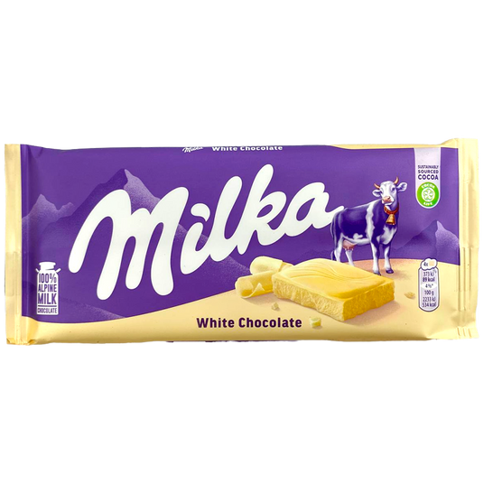 Шоколад белый Milka White, 100г