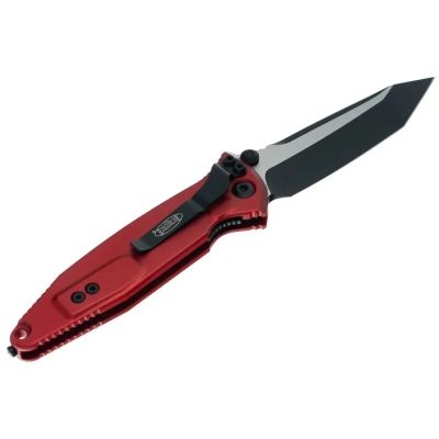 Нож Microtech Socom Elite T/E-M, tanto, чорний, чорно-червоне руків&apos;я (161-1RD) | Зображення 2