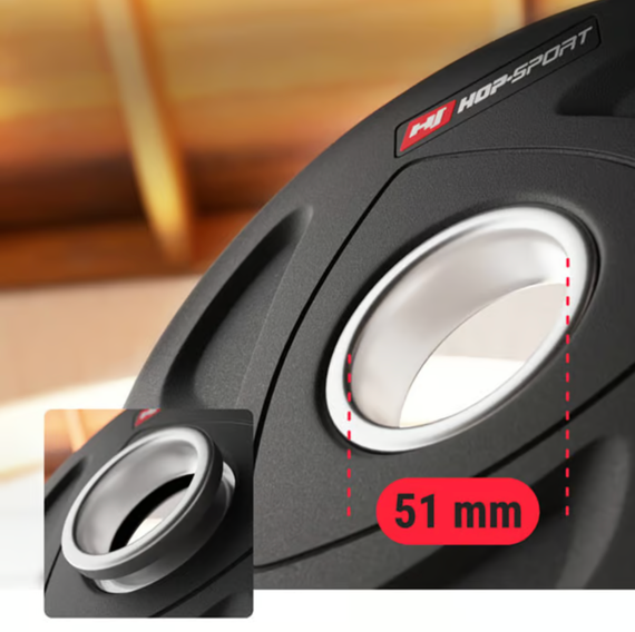 Диск олімпійський Hop-Sport 1,25кг | Зображення 4