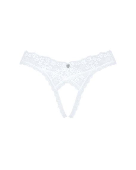 Мереживні танга Obsessive Heavenlly crotchless thong M/L, з доступом sexstyle | Зображення 4
