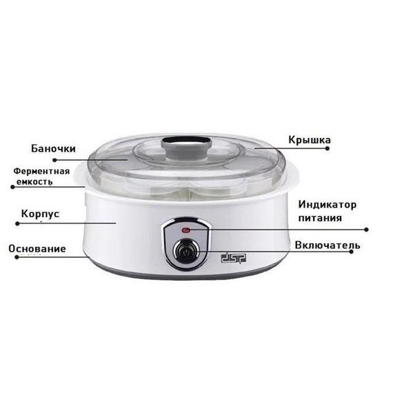 Електрична йогуртниця з компактним дизайном XPRO KA4010 (KA-4010_766) | Зображення 3