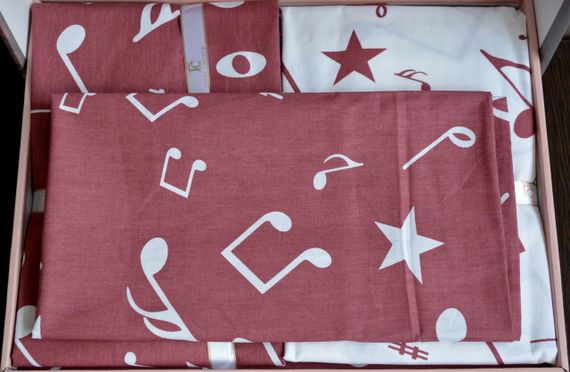 Постельное белье First Choice Ranforce 200 х 220 см Major Dark Red | Зображення 4