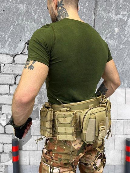 Разгрузочный пояс с Подсумками в комплекте / РПС с системой Molle  Attack койотВТ7500 | Зображення 1
