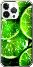 Чохол на iPhone 13 Pro Зелені часточки лимона "852u-2372-2448"