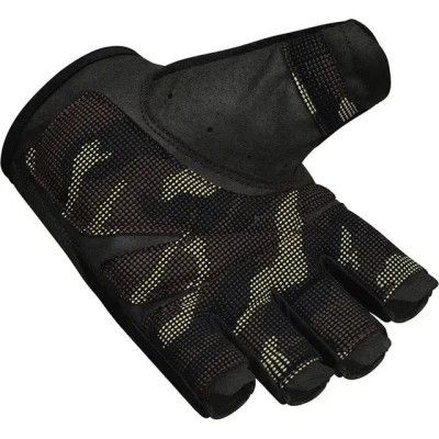 Перчатки для фитнеса RDX T2 Half Brown S (WGA-T2HBR-S) | Зображення 2