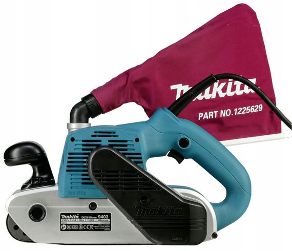 Шліфмашина стрічкова Makita 9403 (1200 Вт, 100 х 610 мм, 500 м/хв) | Зображення 1