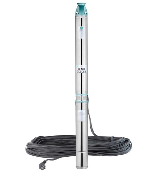 Насос глибинний багатоступінчастий відцентровий Pumpman 4SEM2-26-1.5 кВт Hmax 200 м Qmax 5,5 куб.м 2200 Вт (CV033200)