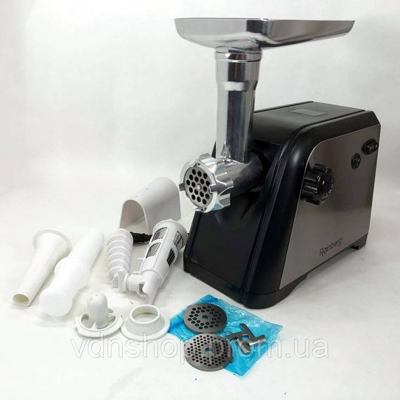 Мясорубки для кафе Rainberg RB-672 3000W, Мясорубка для домашнего приготовления мяса HE-63 | Зображення 1