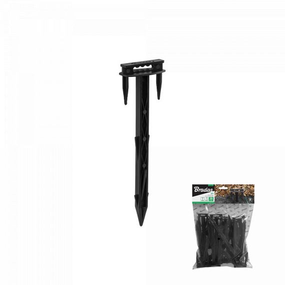 Кілок-тризуб Bradas для кріплення агротканини 17/5 см ATS1705B