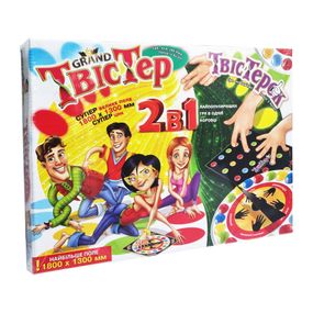 Напольная игра Твистер + настольная Твистерок 4423, 2в1