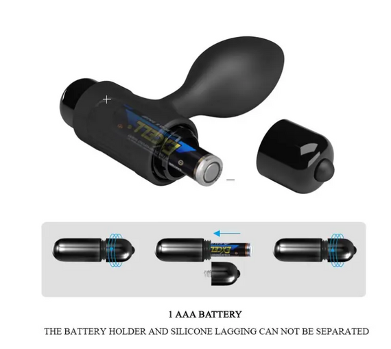 Силіконова вібропробка Pretty Love — Vibro but plag 10 режимів вібрації Sex Aura | Зображення 8