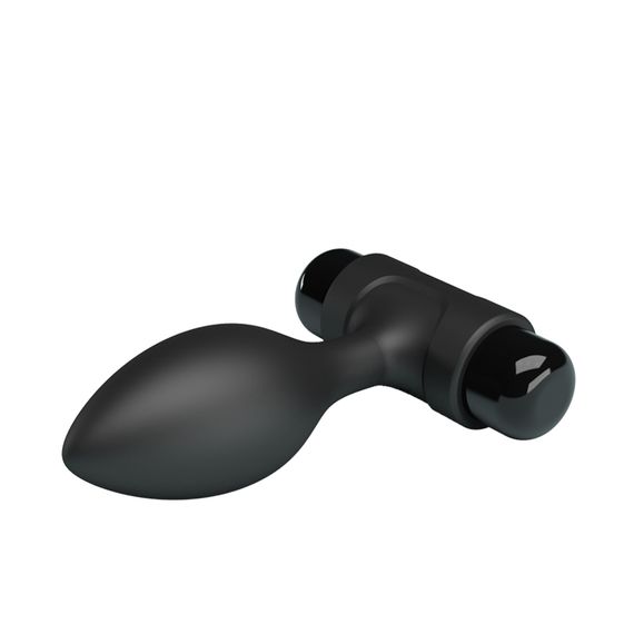 Анальна пробка - Pretty Love Vibra Butt Plug Black | Зображення 7