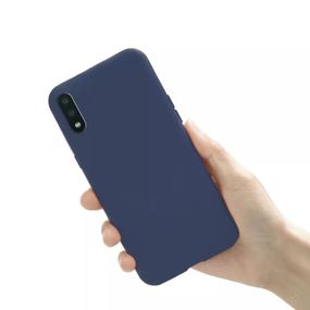 Чохол Candy Silicone для Samsung Galaxy A02 колір Синій
