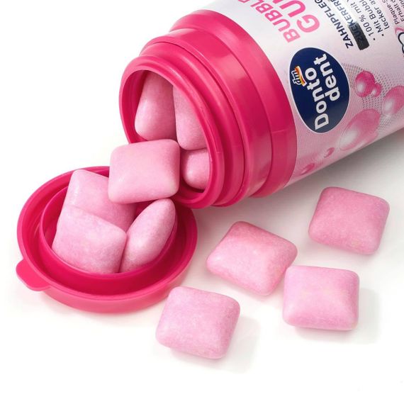 Dontodent Жувальна гумка для догляду за зубами смак солодко-фруктовий, без аспартаму та без цукру, 25 шт., Німеччина