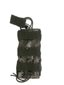 Подсумок для АК/АКМ Tactic4Profi на 2 магазина оксфорд PU пиксель зел. с открытым карманом сендвич